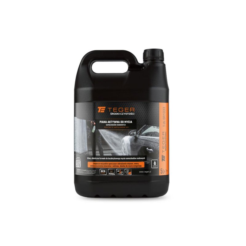 Piana aktywna do mycia samochodów osobowych 5 l - koncentrat, TEGER