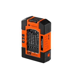 Zestaw wierteł do metalu - HSS (DIN 338) (19 SZT.) / TEGER