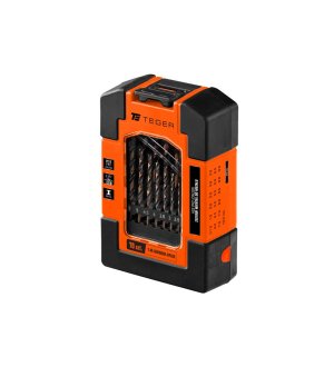 Zestaw wierteł do metalu - HSS PRO (DIN 338) (19 SZT.) / TEGER