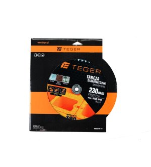 Tarcza diamentowa segmentowa 230x22.23 mm do cięcia betonu TEGER