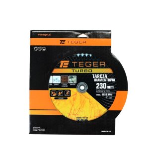 Tarcza diamentowa TURBO 230x22.23 mm TEGER