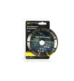Tarcza diamentowa segmentowa 125 x22.23 mm do cięcia betonu Waryński
