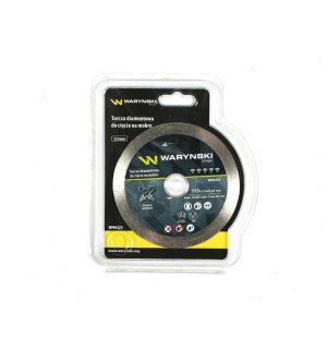 Tarcza diamentowa do cięcia na mokro pełna 115 x 22.23 mm Waryński