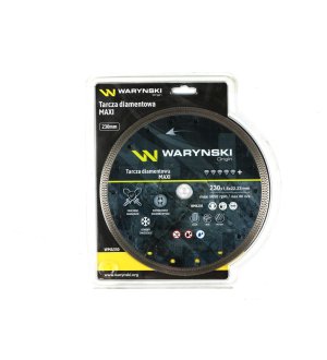 Tarcza diamentowa MAXI 230 x 22.23 mm Waryński