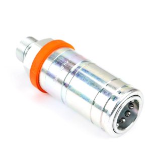Szybkozłącze hydrauliczne gniazdo PUSH-PULL gwint zew.M22x1.5 seria 3CFHF (max.strumień 250 l/min) ISO-A oryginał Faster