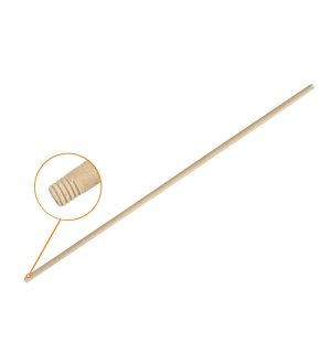 Trzonek drewniany 120cm (gwintowany) / TEGER (pakowane po 25 szt)