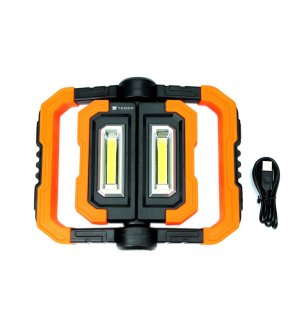 Latarka warsztatowa składana LED COB ład USB Teger