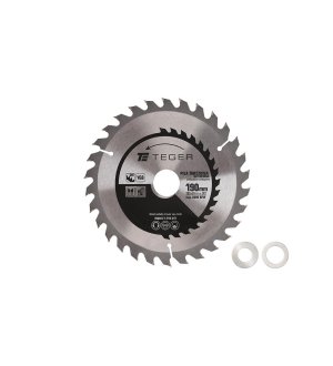 Piła tarczowa do drewna z węglikiem spiekanym 190x30x30T / TEGER