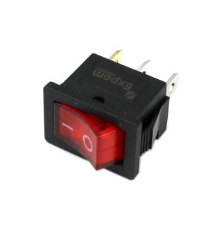 Przełącznik uniwersalny prostokątny  typu włącz/wyłącz Expom Kwidzyn eu