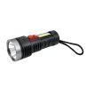 Latarka uniwersalna obudowa z ABS diody LED XPE COB 250 lm z funkcją warsztatową ładowana USB Teger