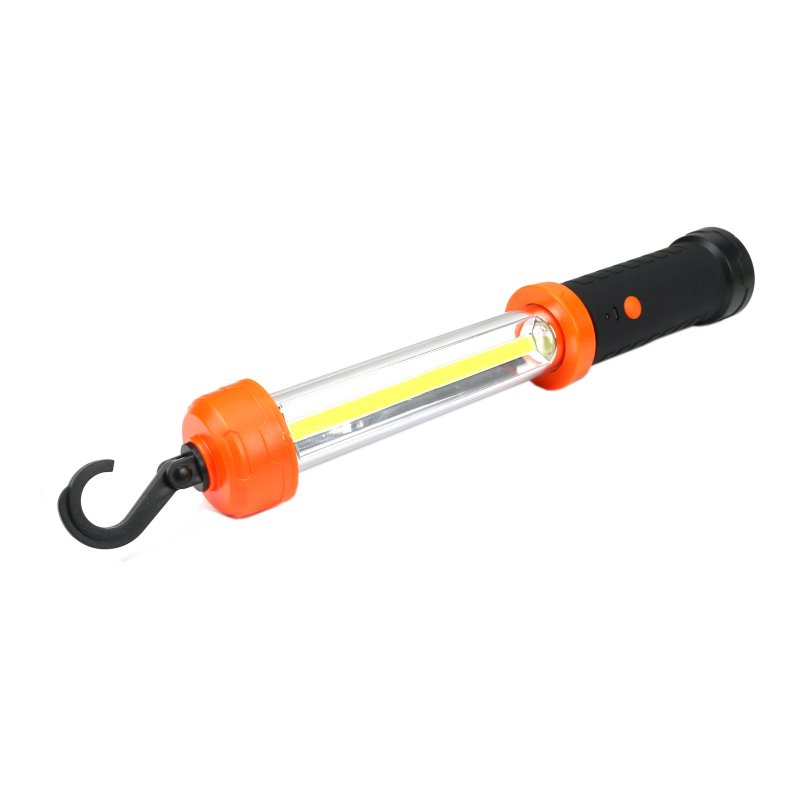 Lampa warsztatowa kanałowa latarka LED COB 600 lm 1200 mAh z  kablem USB 1,5m Teger