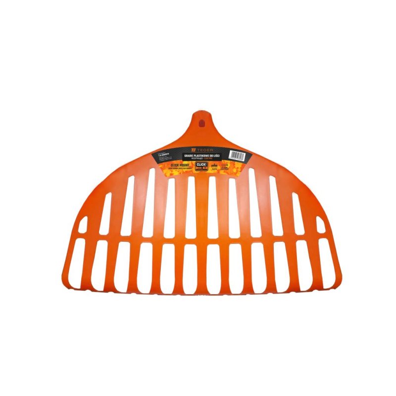 Grabie plastikowe do liści - niezatykające CLOG FREE (mocowanie CLICK) / TEGER
