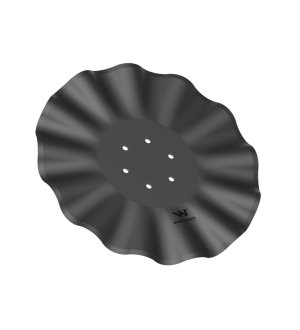 Talerz, prosty falowany 510 mocowanie 6/120 grubość 4,5 mm stal borowa, Waryński