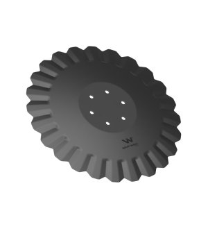 Talerz, tłoczony fi 510 mocowanie 6/120 grubość 4,5 mm stal borowa, Waryński