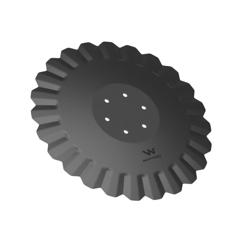 Talerz, tłoczony fi 510 mocowanie 6/120 grubość 4,5 mm stal borowa, Waryński