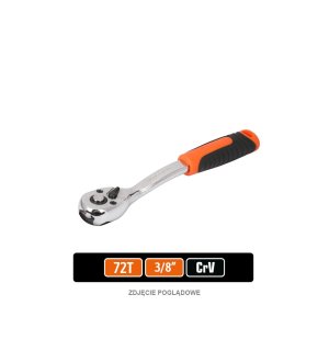 Grzechotka 3/8" 72T, CR-V, Teger