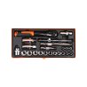 Zestaw kluczy nasadowych 3/8" (22 el), CR-V, Teger