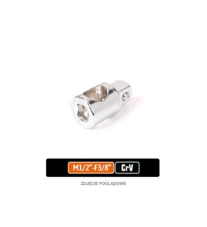 Redukcja TYP T M 1/2"-F 3/8", CR-V, Teger