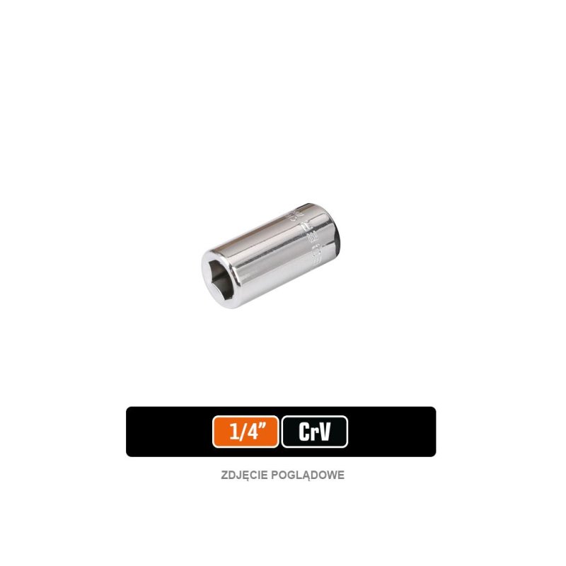 Adapter do bitów 1/4", CR-V, Teger