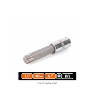 Klucz nasadowy 1/2" z bitem TORX T27x100 mm, S2/CR-V, Teger