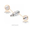 Klucz nasadowy 1/2" z bitem TORX T25x55 mm - z otworem, S2/CR-V, Teger