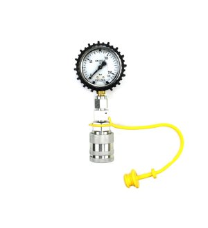 Zestaw pomiarowy ciśnienia hydrauliki z manometrem 160 bar gniazdo EURO Push-Pull Waryński