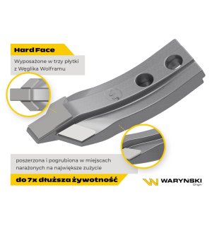 Dziób, Redlica agregatu zastosowanie Horsch Terrano 34060850 z węglikiem wolframu WARYŃSKI R