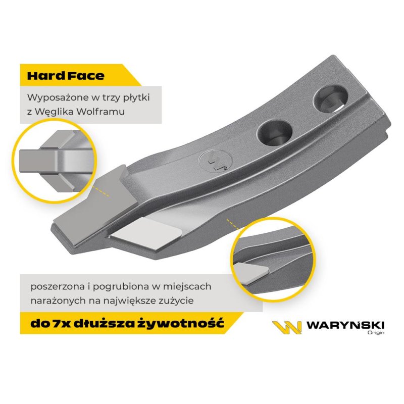 Dziób, Redlica agregatu zastosowanie Horsch Terrano 34060850 z węglikiem wolframu WARYŃSKI R