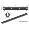 Nóż walca zrywacza napawany 570x54x5 otwory 6x23.7mm DR11030 zastosowanie Olimac WARYŃSKI