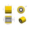 Rolka uniwersalna do wózka paletowego poliuretan - fi80x70x20 Waryński