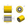 Rolka uniwersalna do wózka paletowego poliuretan - fi80x90x20 Waryński