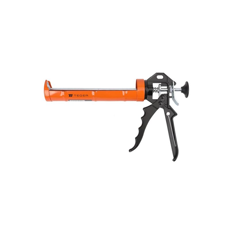 Wyciskacz do mas silikonowych 230 mm - z blokadą wypływu masy / TEGER