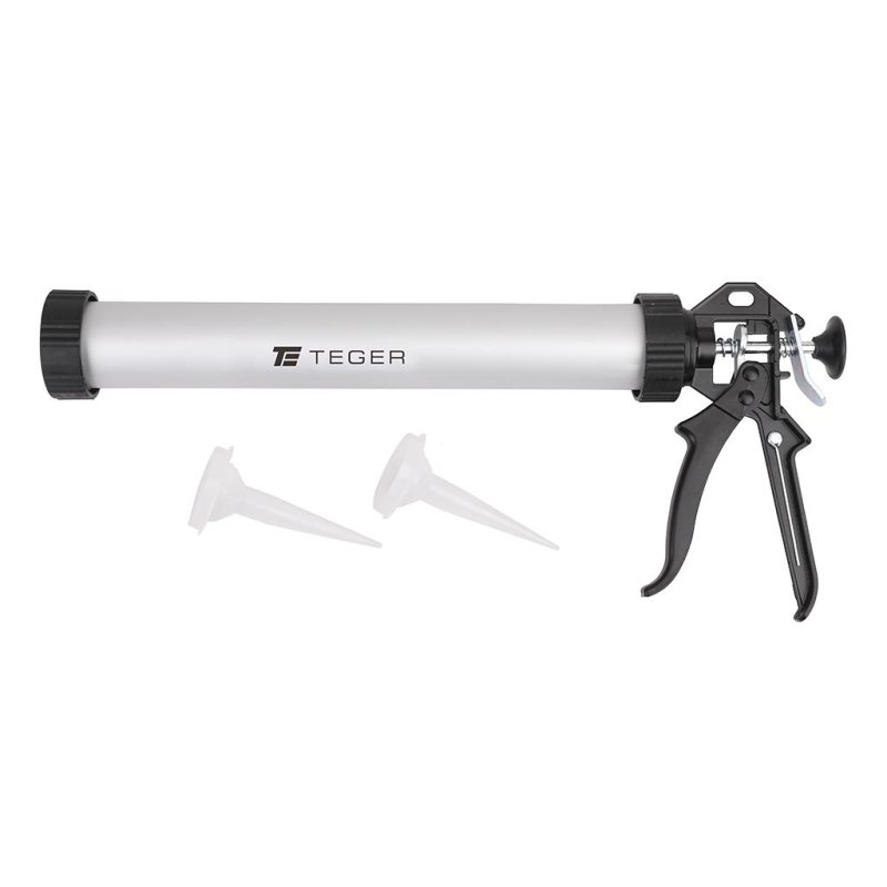 Wyciskacz do mas silikonowych  15"380 mm - tuba aluminiowa / TEGER