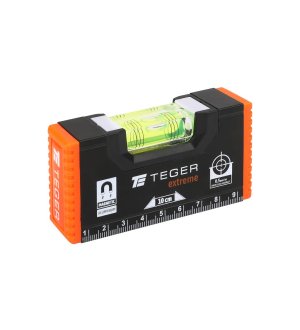 Poziomnica aluminiowa/magnetyczna 10 cm Extreme / TEGER