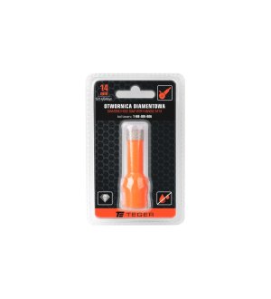 Otwornica diamentowa z uchwytem M14/14 mm / TEGER