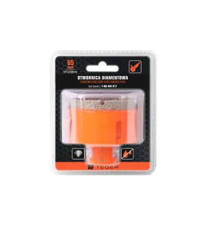 Otwornica diamentowa z uchwytem M14/65 mm / TEGER