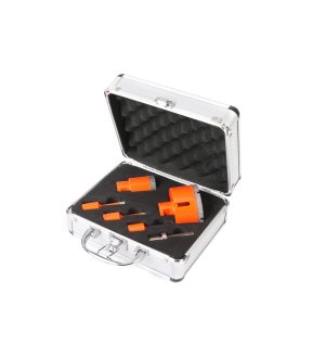 Zestaw otwornic diamentowych z uchwytem M14 6-68mm  6szt. / TEGER