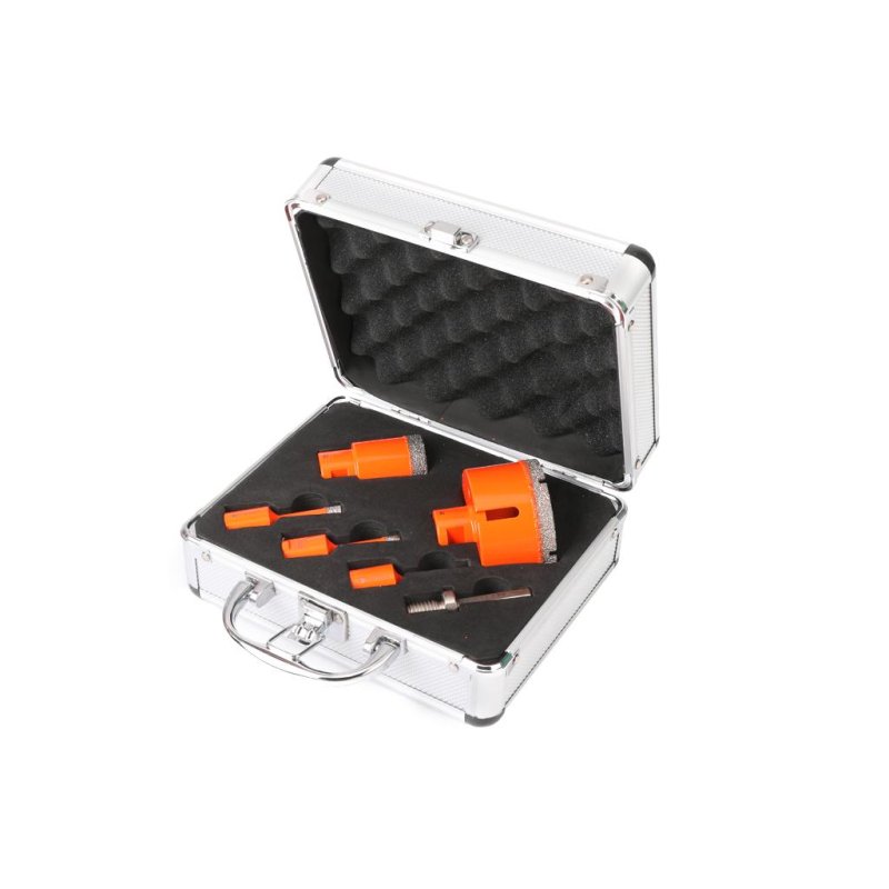 Zestaw otwornic diamentowych z uchwytem M14 6-68mm  6szt. / TEGER