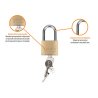 Kłódka mosiężna 40mm - 3 klucze / TEGER