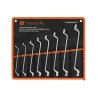 Zestaw kluczy oczkowych odgiętych, 6-22 mm, 8 szt, Teger