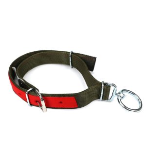 Obroża, 130 cm x 4 cm z okrętką 8 mm i rolką na klamrze, Royal Farm