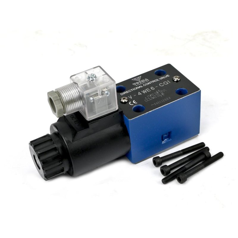 Rozdzielacz (elektrozawór CETOP 3 NG6) 2-pozycyjny 50L suwak "C"  (cewka x1) 12V VOIMA