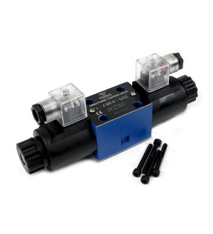 Rozdzielacz (elektrozawór CETOP 3 NG6) 3-pozycyjny 50L suwak "G"  (cewki x2) 230V VOIMA