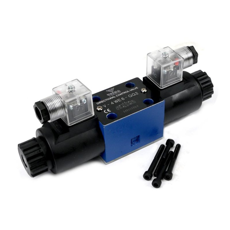 Rozdzielacz (elektrozawór CETOP 3 NG6) 3-pozycyjny 50L suwak "G"  (cewki x2) 230V VOIMA