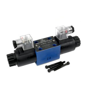 Rozdzielacz (elektrozawór CETOP 3 NG6) 3-pozycyjny 50L suwak "H" (cewki x2) 230V VOIMA