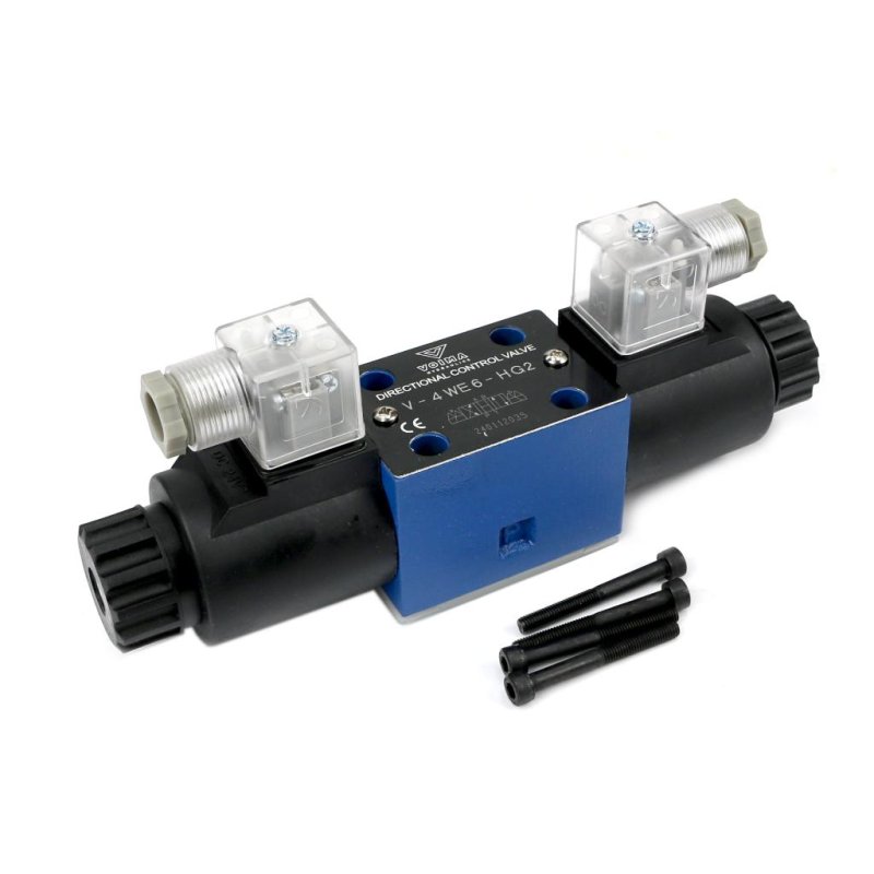 Rozdzielacz (elektrozawór CETOP 3 NG6) 3-pozycyjny 50L suwak "H" (cewki x2) 24V VOIMA