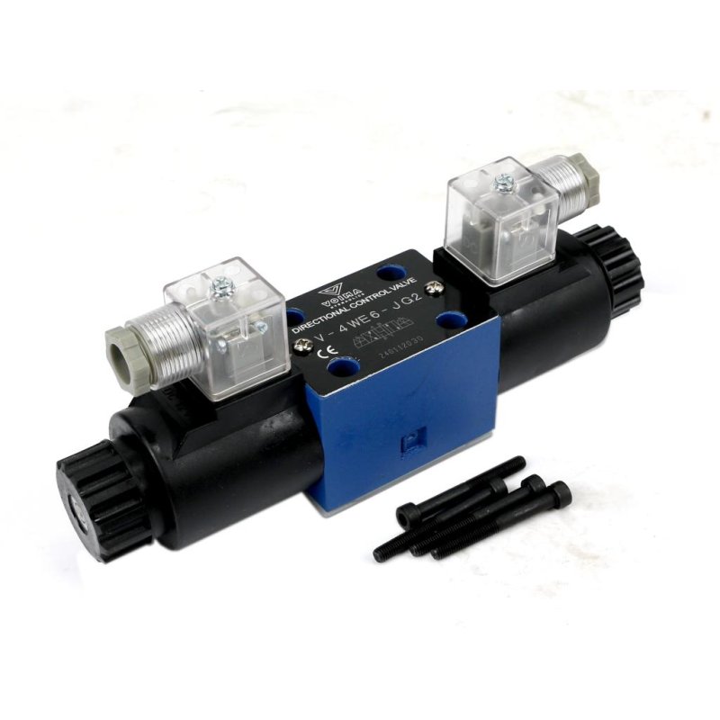 Rozdzielacz (elektrozawór CETOP 3 NG6) 3-pozycyjny 50L suwak "J"  (cewki x2) 12V VOIMA