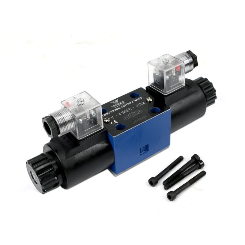 Rozdzielacz (elektrozawór CETOP 3 NG6) 3-pozycyjny 50L suwak "J"  (cewki x2) 230V VOIMA