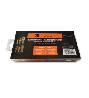 Zestaw końcówek i nasadek elektrycznych konektory TEGER (sprzedawane po 600szt.)