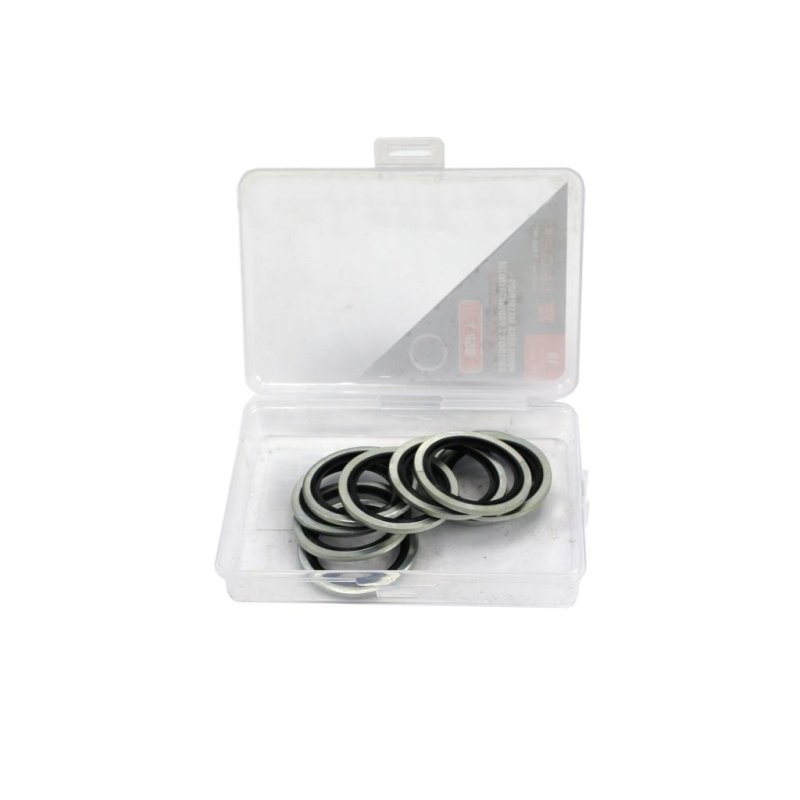 Podkładka metalowo gumowa z prowadzeniem BSP 1" TEGER ( sprzedawane po 10 )